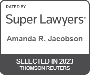 Rated by Super Lawyers | Amanda R. Jacobson | Selected in 2023 | Thomson Reuters